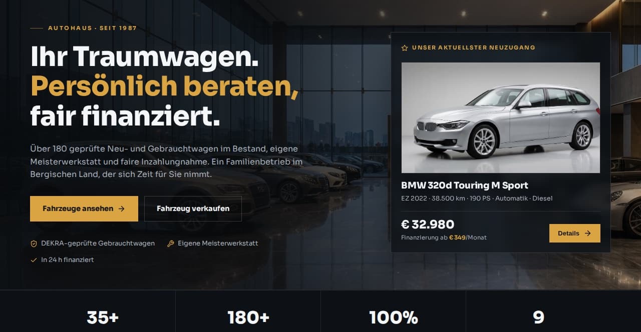 Autohaus Website - Autohaus & Kfz