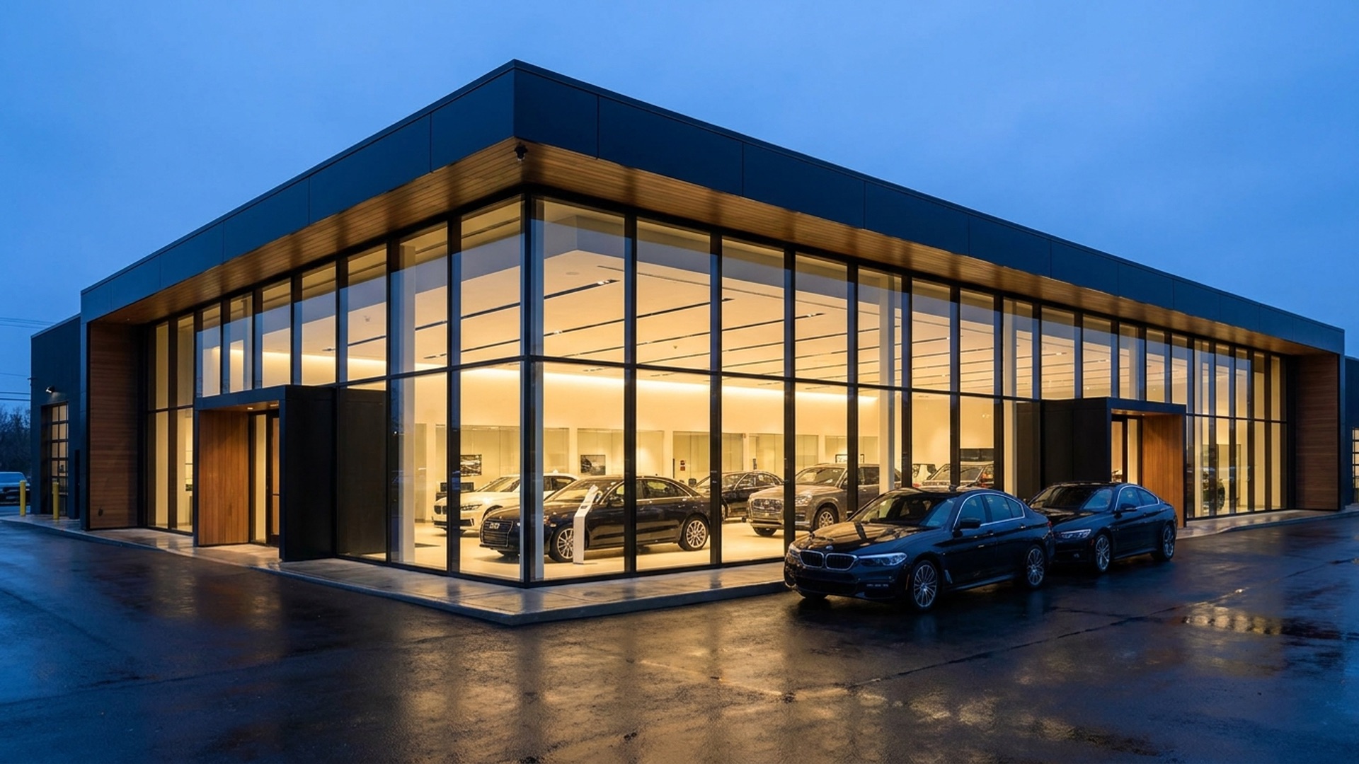 Autohaus Automobile Voßberg von außen