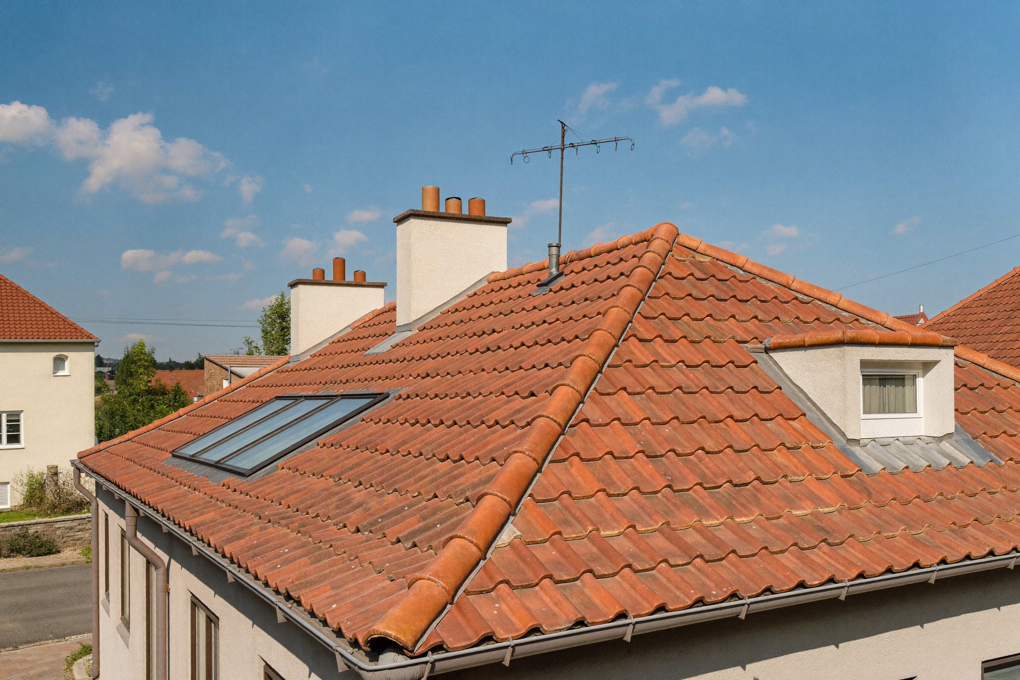 Ausgebautes Dachgeschoss mit Dachfenstern