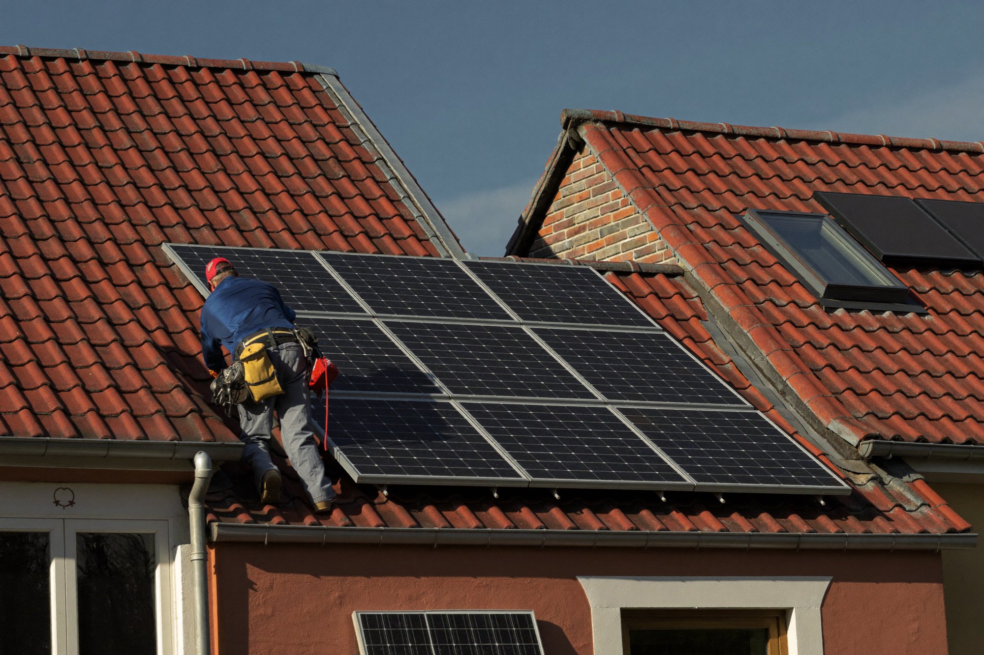 Photovoltaik-Anlage auf einem Dach